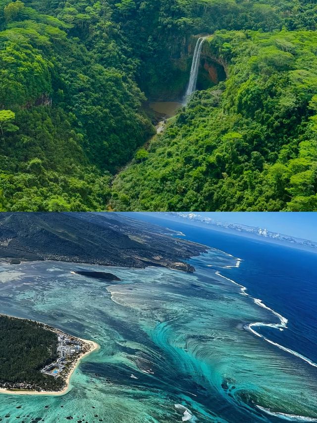 毛里裘斯海底瀑布