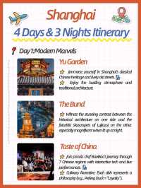 Shanghai in 4 Days: The Perfect Itinerary! 🌆✨