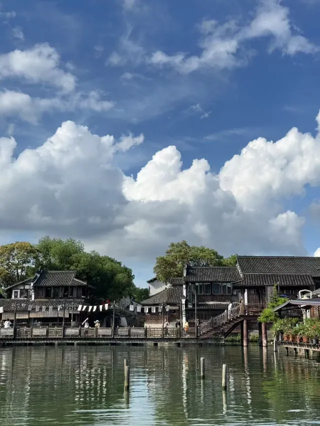 夏天的雲朵和烏鎮好適配！！！