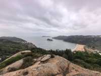 秋日漫步海水不藍的南麂島