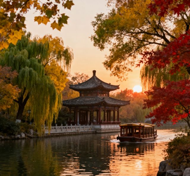 秋日的大明湖，是一封寫滿風情的邀請函。