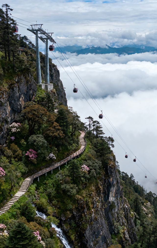 蒼山索道秘境打卡