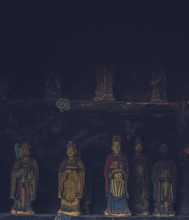 首次曝光，99%的人沒見過—明代道教全堂塑像