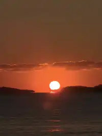 大連傅家莊的落日熔金