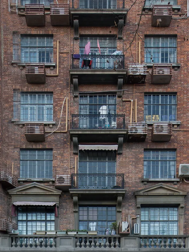 武康大樓-正面和背面 武康大樓-正面和背面