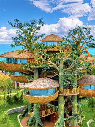 Oh my god! There’s a real-life version of a Studio Ghibli treehouse!