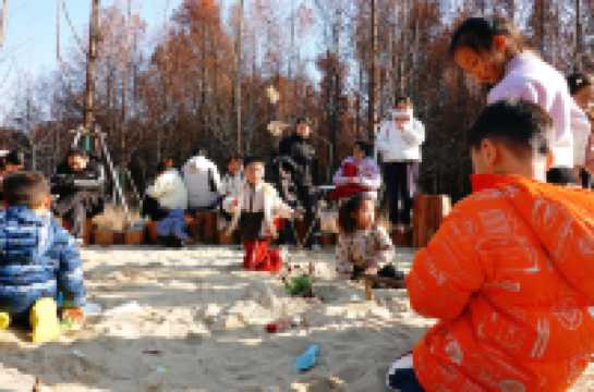 上海新的橫沔公園,開園3天遊客量破萬