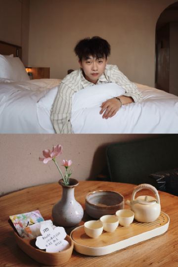 Большая ванна, оформленная в восточном стиле, идеально подходит для расслабляющей и приятной поездки в Чанша.