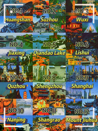 3. Explore 12 cities in Jiangnan, taking in ancient towns and landscapes at a leisurely pace