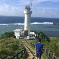 石垣島最北端的燈塔，可以180度欣賞海景，也是沖繩唯二的戀愛燈塔