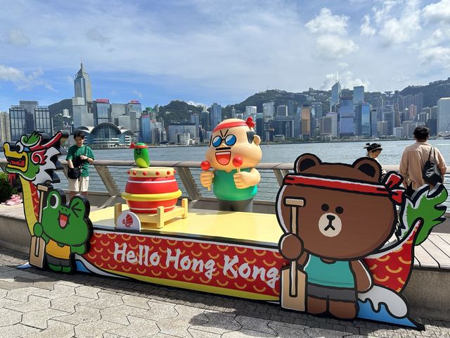尖沙咀半天打卡行程 | 應節LINE FRIENDS龍舟打卡點