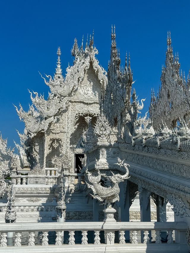 Beautiful details of White temple, Chiang Rai