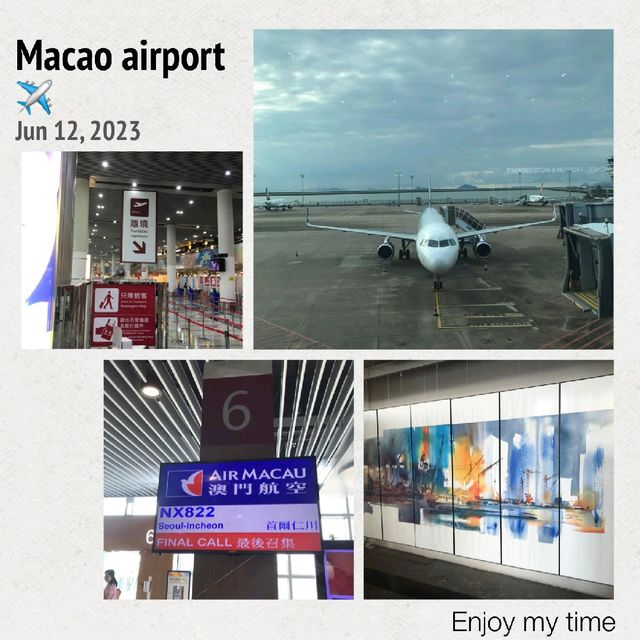 澳門國際機場出發✈❤