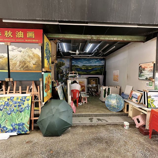 大芬油畫村～創意繪畫的彩色樂園🎨🏞️🎨