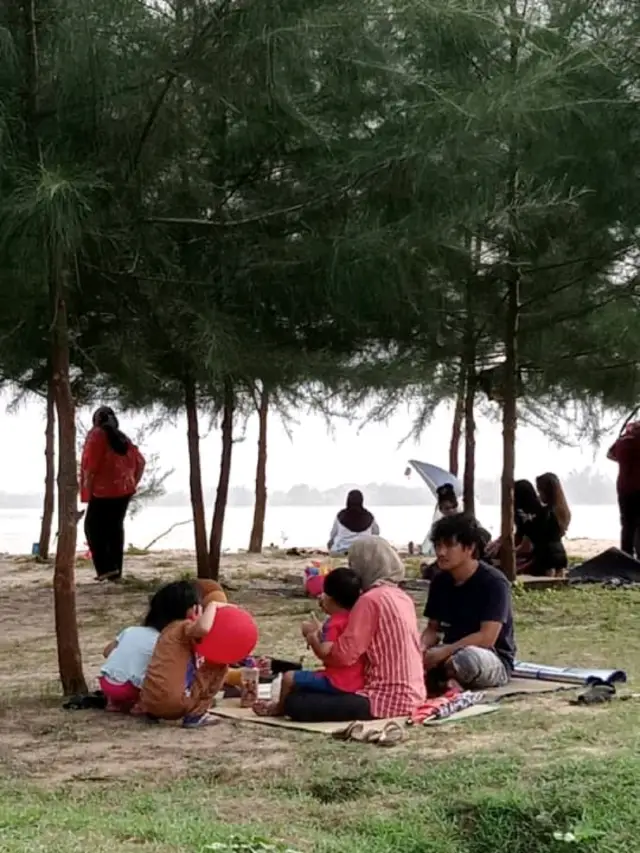 Golden view of 'Pantai Cherating'