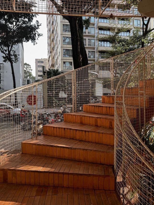 Stunning facade & interior cafe in Saigon