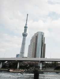 Tokyo Skytree ในมุมมองที่แตกต่างระหว่างการเดินเท้า