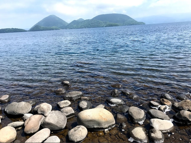 8 views of Lake Toya