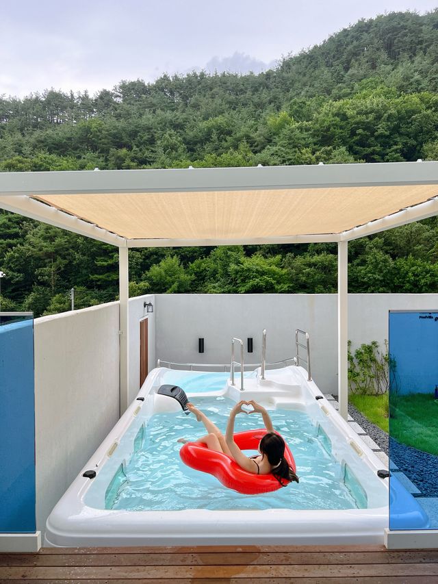 풀빌라와 캠핑을 한 곳에서 즐길 수 있는 청도 신상숙소 🏡