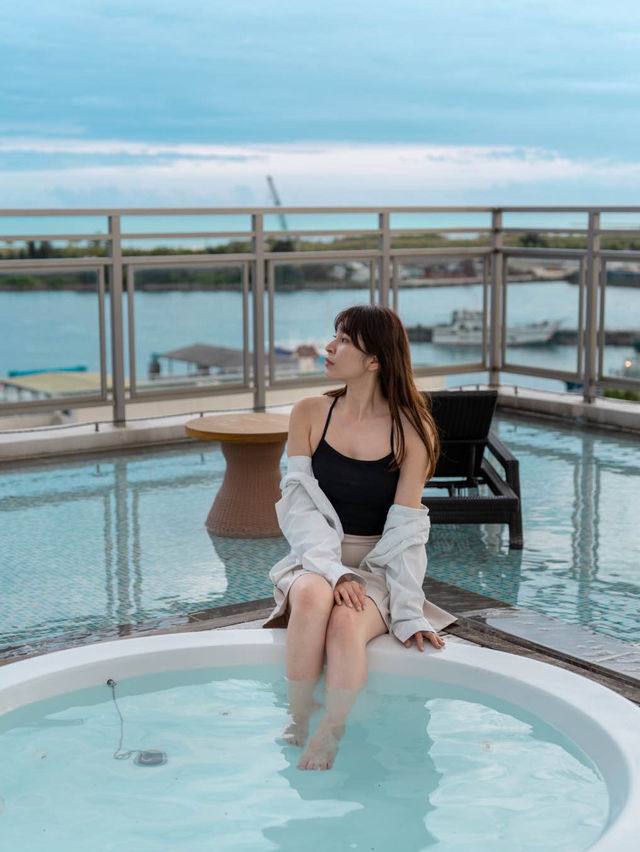 立地も良くて海も見えて、食べ放題飲み放題🏨✨しかもコスパが良すぎた…