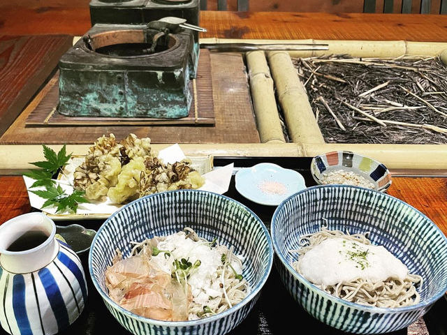 熊本・南小国町のそば街道の御蕎麦処 鬼笑庵