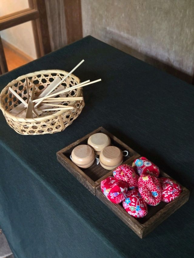 【星のや軽井沢】茶屋には遊び道具がいっぱい