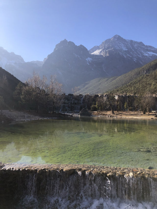 Bright Turquoise Water of Blue Moon Valley in Lijiang 🇨🇳