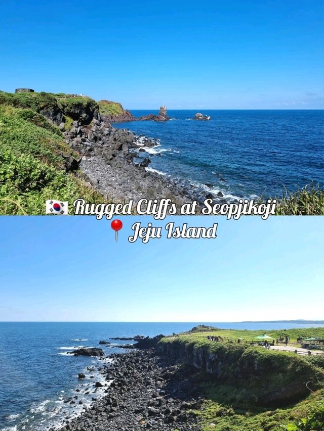 🇰🇷 Rugged Cliffs at Seopjikoji 📍Jeju Island 