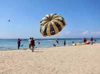 Water Sports Adventure at Nusa Dua Beach: Jet Skiing, Parasailing, and Relaxation