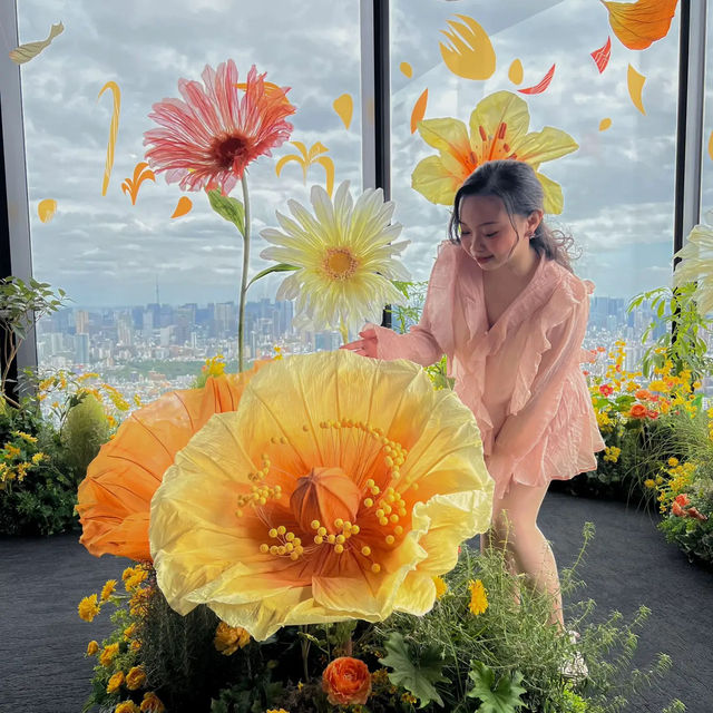 [渋谷]天空の小さな世界✨期間限定のお花畑間に合いました🌼