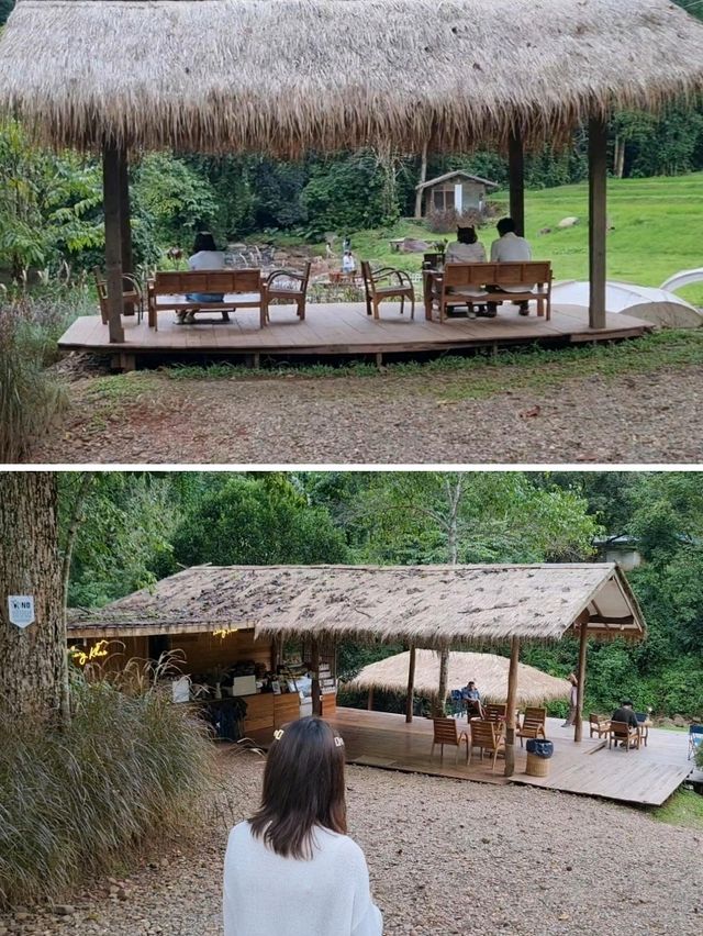 หลงเขา....คาเฟ่กระท่อมริมธาร บ่อเกลือ | น่าน
