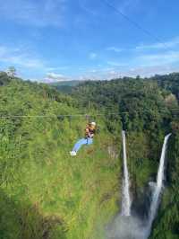 One of the most thrilling and longest zip line in Laos