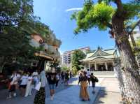 พามาศาลเจ้าหัวสิงโต กลางเมืองโอซาก้า