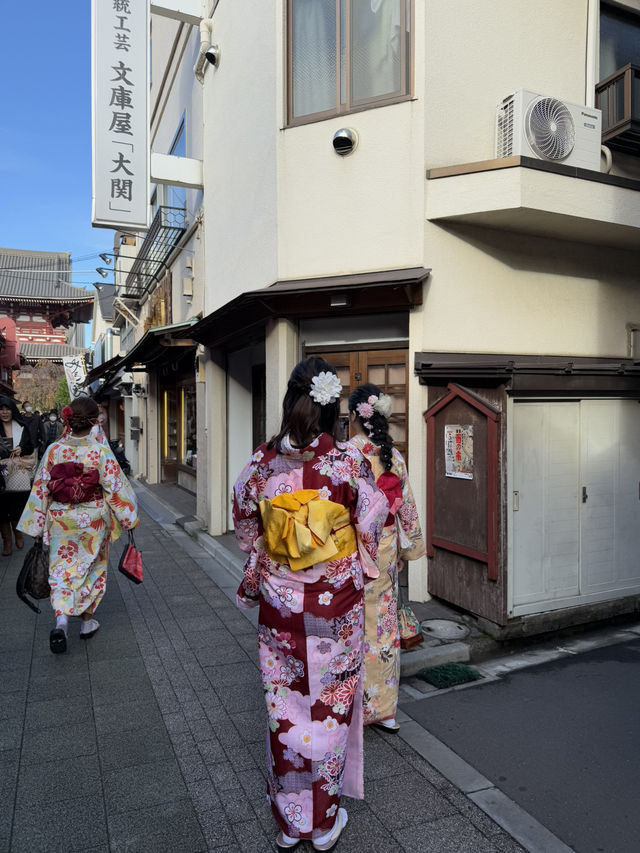 東京之旅｜淺草寺和服體驗