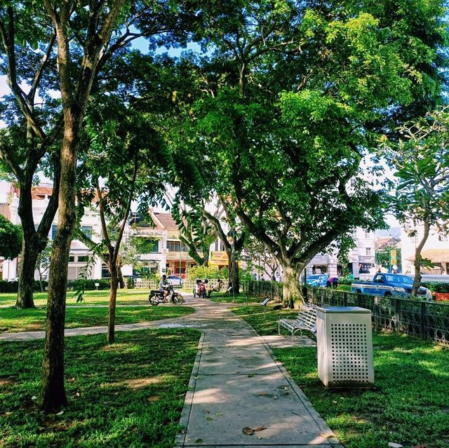 馬來西亞檳城喬治城著名城市綠洲公園景點:Armenian Park，適合休閒拍照📸打卡親子遊