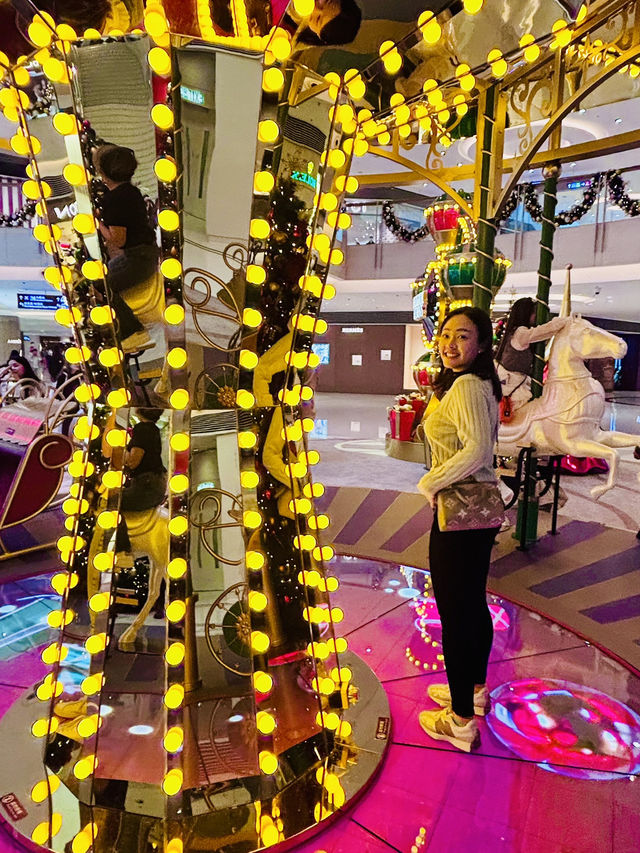【西九龍】圓方：ELEMENTS! DELIGHT-GO-ROUND 聖誕遊樂園