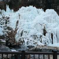 Eobi Ice Valley in South Korea