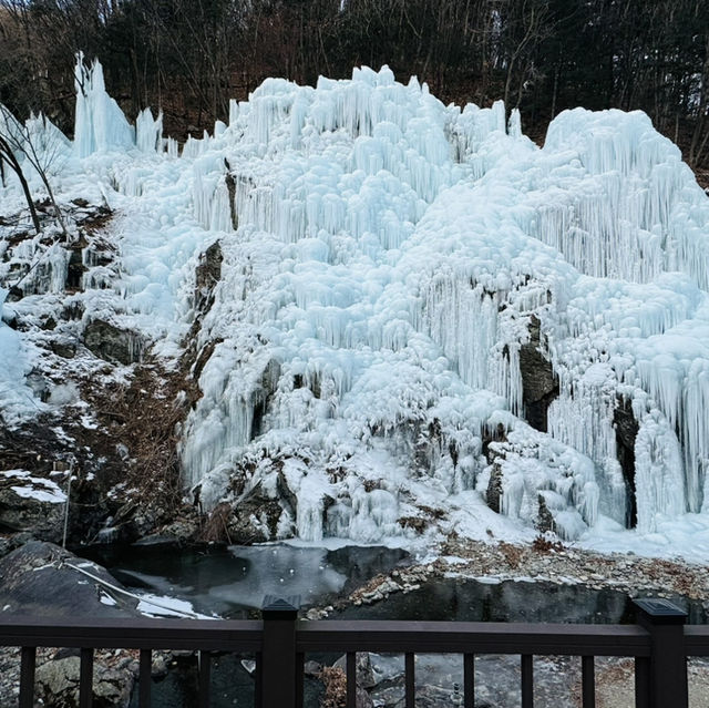 Eobi Ice Valley in South Korea