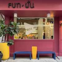 เพ้นท์หน้าเค้ก FUN Café Bangkok 
