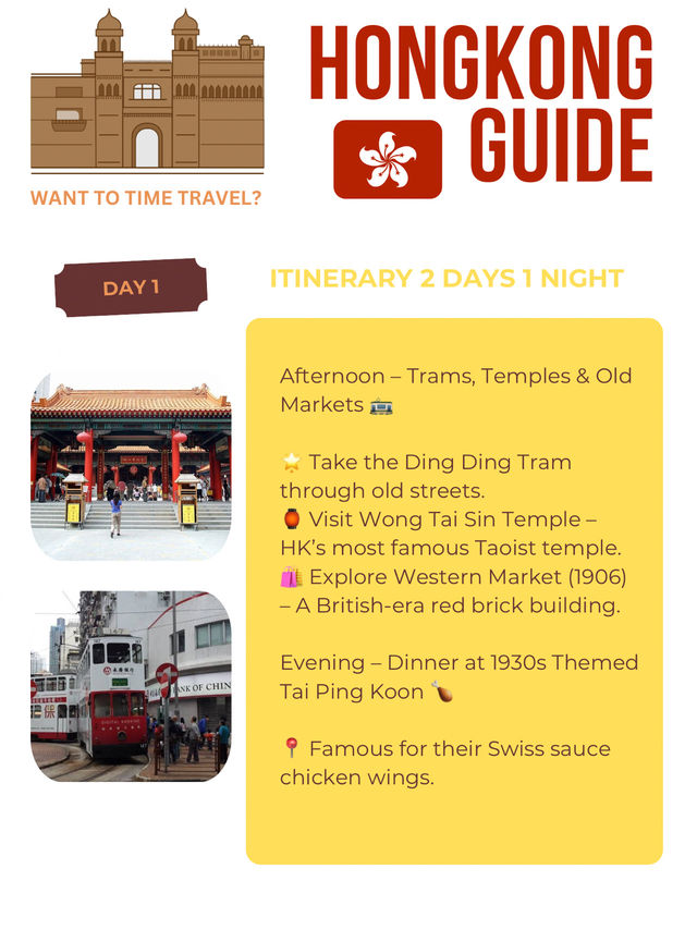 Hong Kong 🇭🇰 itinerary for 2 Days!