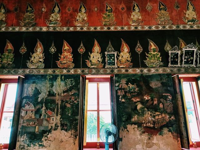 泰國曼谷湄南河畔著名古跡寺廟景點：Wat Suwannaram Ratchaworawihan，氣勢恢宏寺廟建築，十六世紀精美壁畫，適合打卡拍照📸冥想