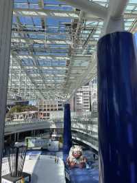 【名古屋×水の宇宙船】  空中に浮かぶガラス屋根がシンボルの公園