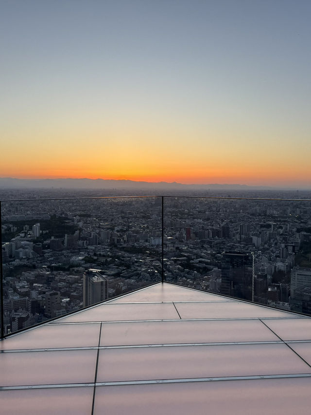 🇯🇵東京必去觀景台shibuya sky✨日落好靚呀💖