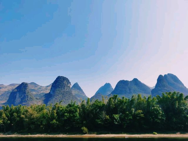 中國廣西桂林陽朔的遊玩攻略，兩日行程介紹