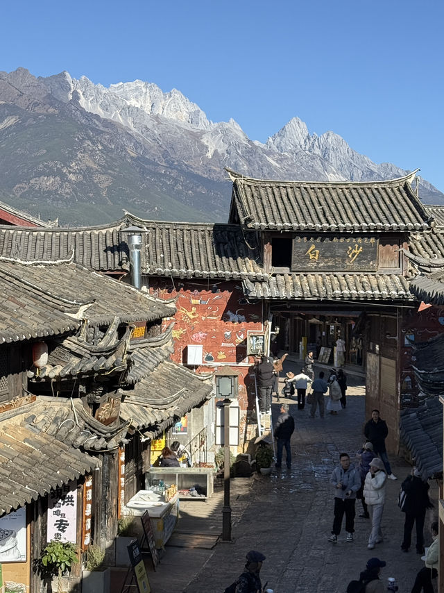 Baisha Ancient town, Lijiang. A breathtaking and beautiful ancient town