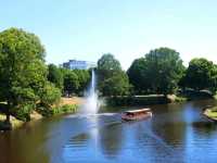 【ラトビア】市民の憩いの場⛲Bastejkalna Park