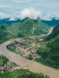 จุดชมวิว ผาแดง หนองเขียว แขวงหลวงพระบาง