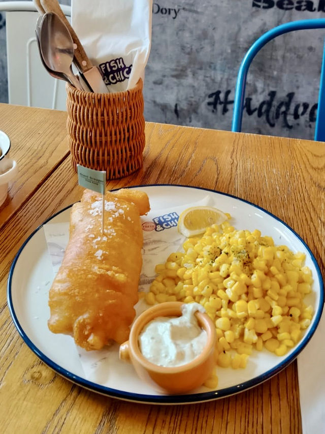 🐟 Fish & Chick✨🍽️ 香港食英式炸魚望海靚景西餐廳🌊🍟