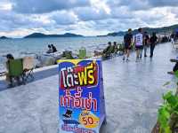 ถนนคนเดินอ่าวดงตาล สัตหีบ..แค่ปากซอย