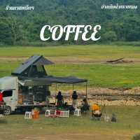 คาเฟ่เล็กๆกลางธรรมชาติ อ่างเก็บน้ำทรายทอง 🏞️🥤